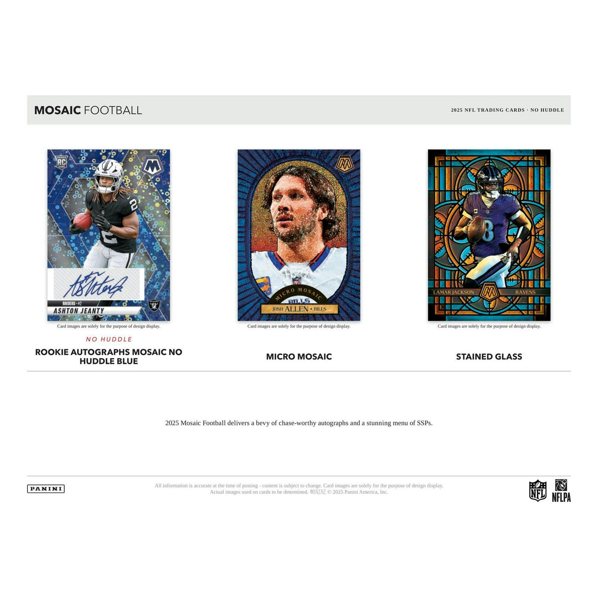 2025 Panini Mosaic Football No Huddle Box