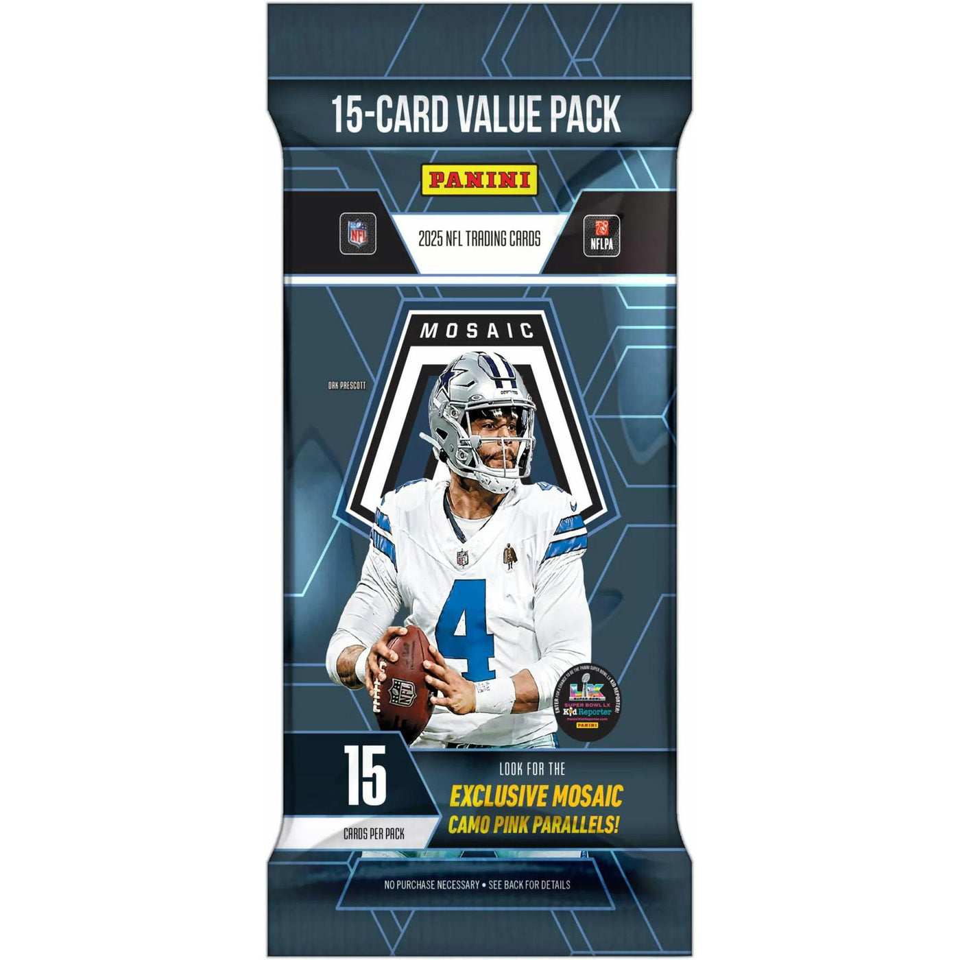 2025 Panini Mosaic Football Jumbo Value 12-Box Case