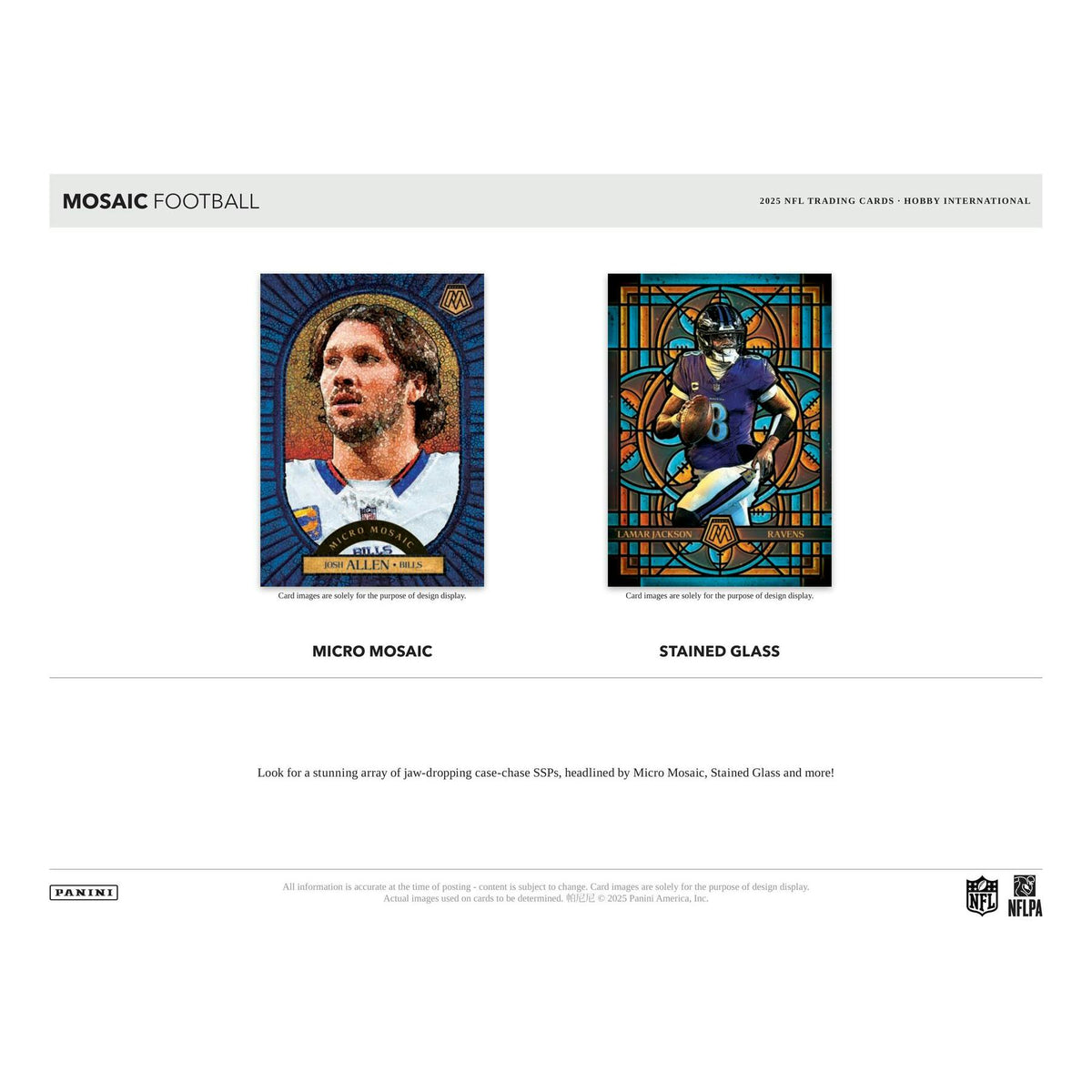 2025 Panini Mosaic Football International Hobby 12-Box Case