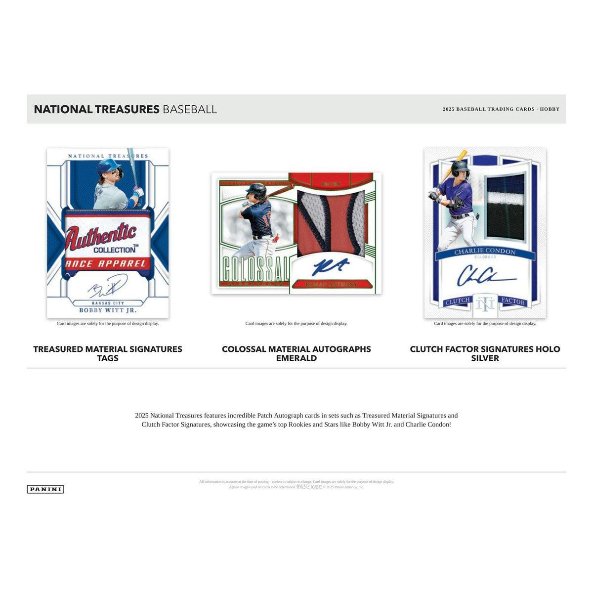 2025 Panini National Treasures Baseball Hobby 4-Box Case