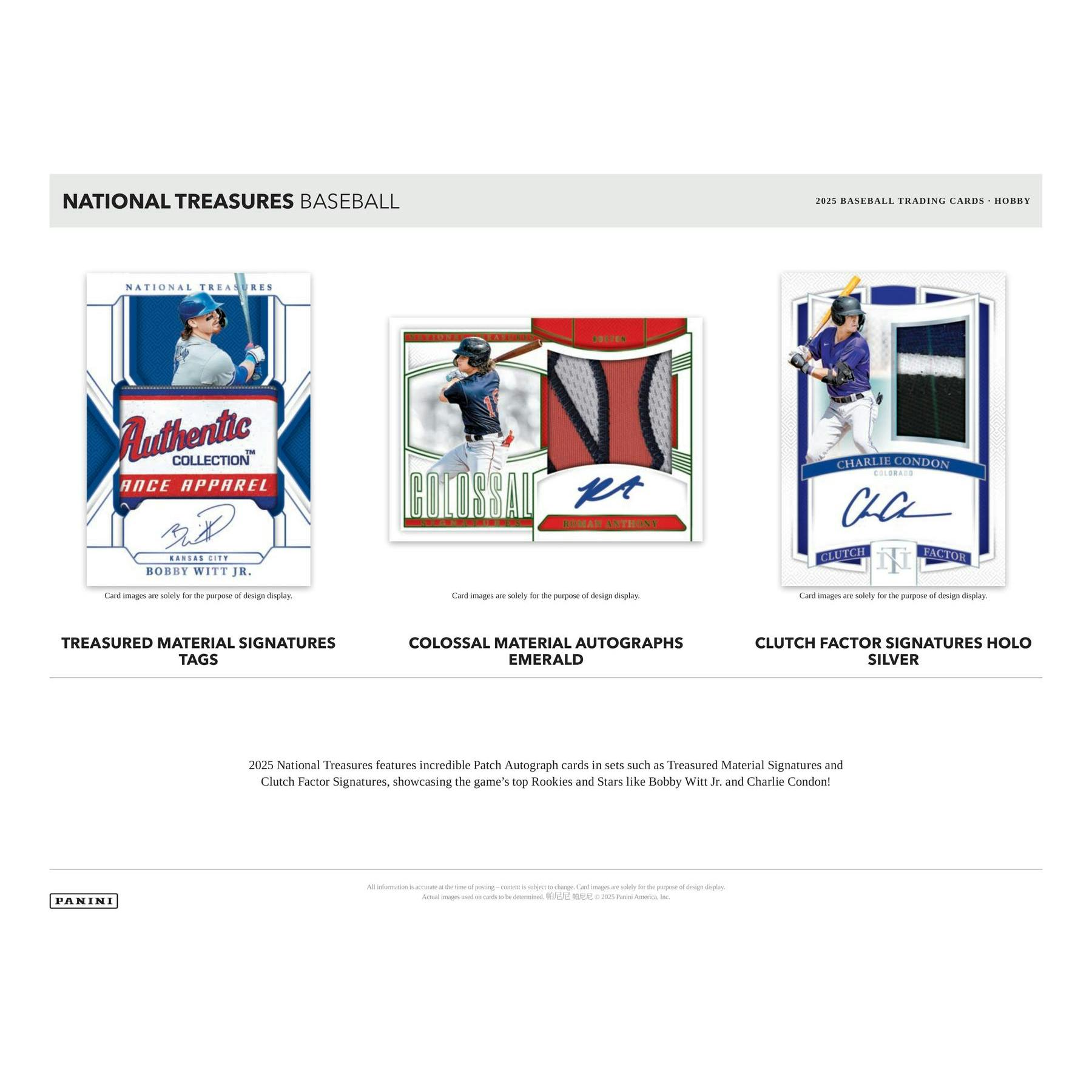 2025 Panini National Treasures Baseball Hobby 4-Box Case