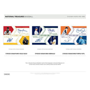 2025 Panini National Treasures Baseball Hobby 4-Box Case