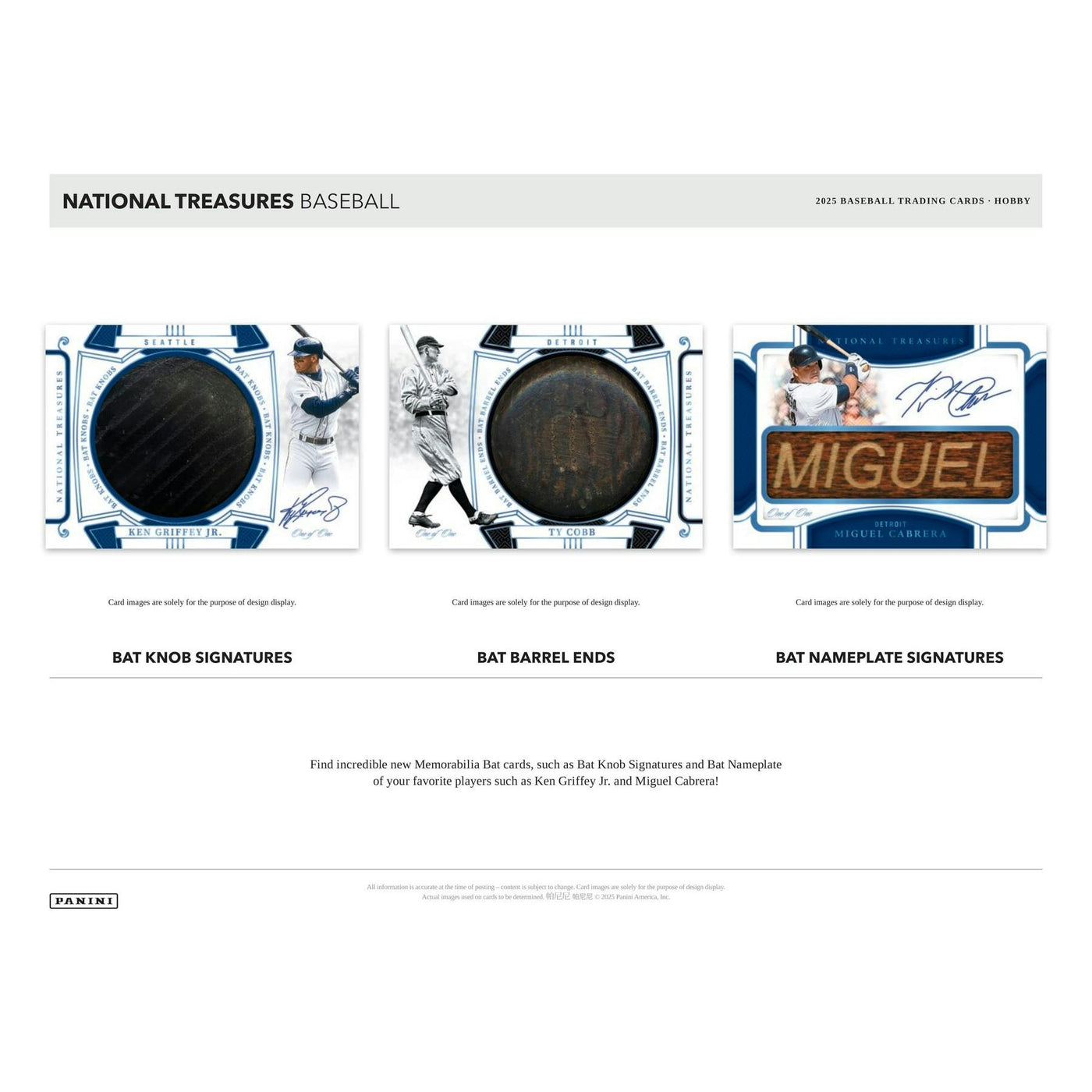 2025 Panini National Treasures Baseball Hobby 4-Box Case
