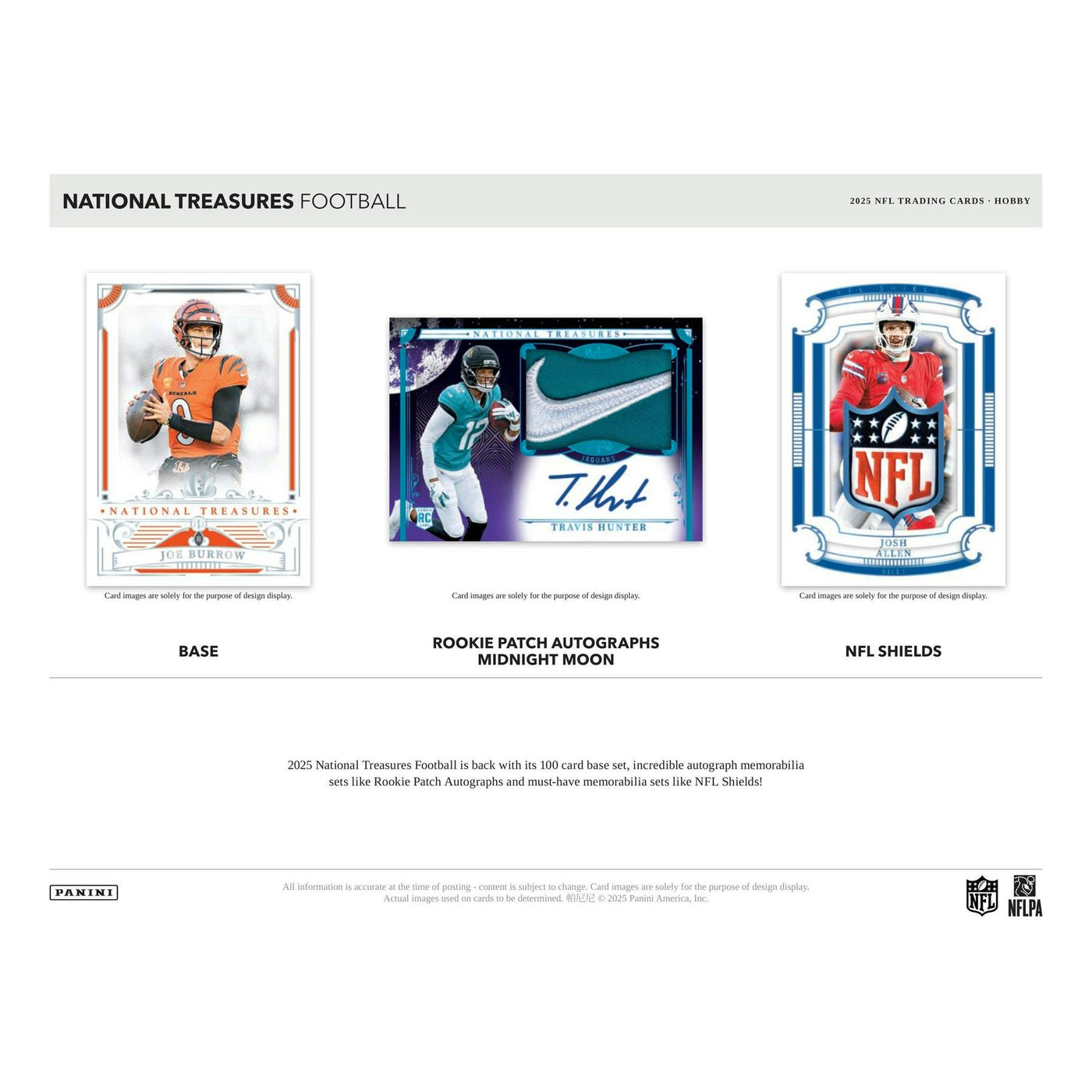 2025 Panini National Treasures Football Hobby 4-Box Case