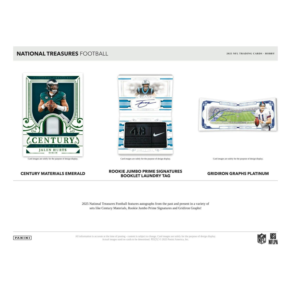 2025 Panini National Treasures Football Hobby 4-Box Case