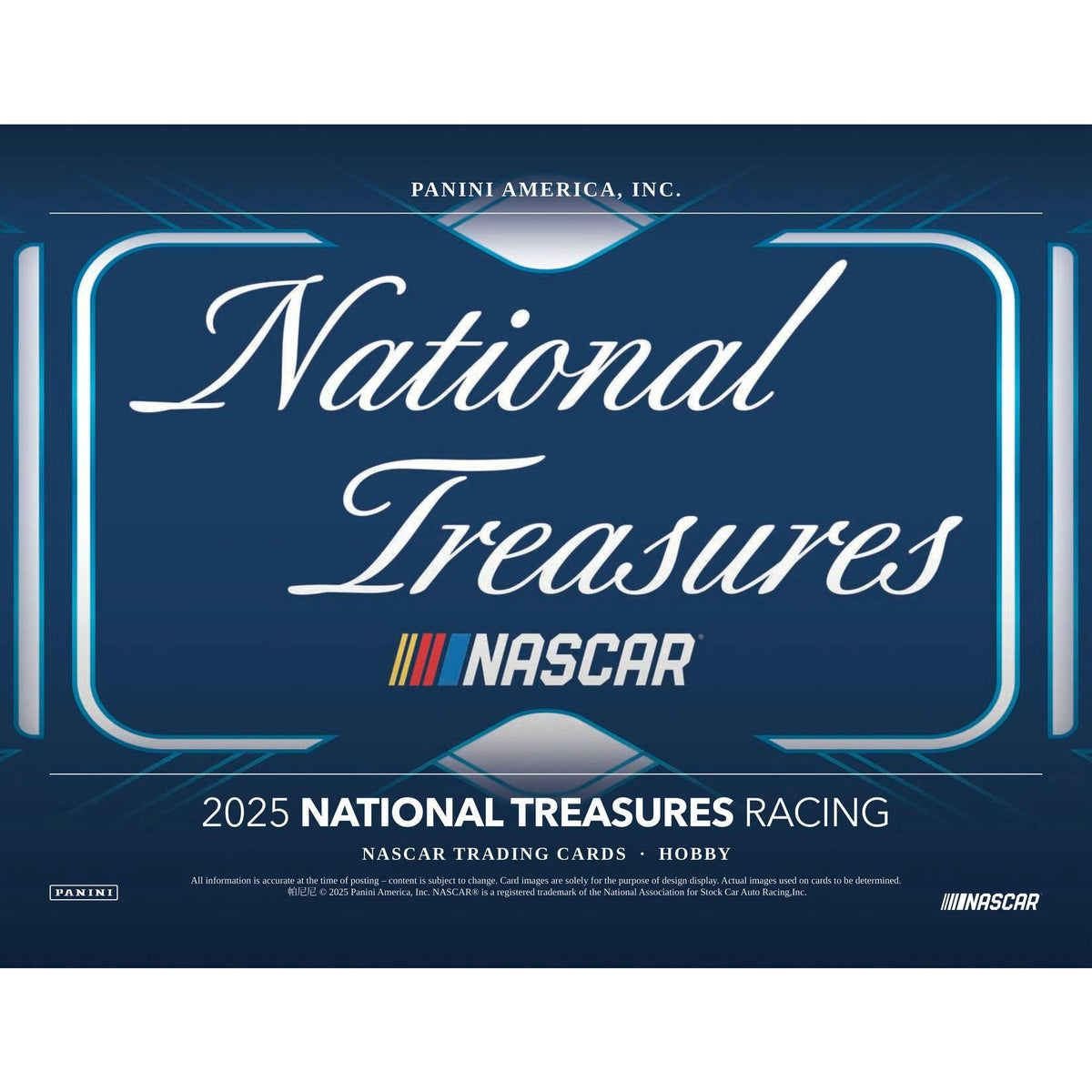 2025 Panini National Treasures Racing Hobby 4-Box Case