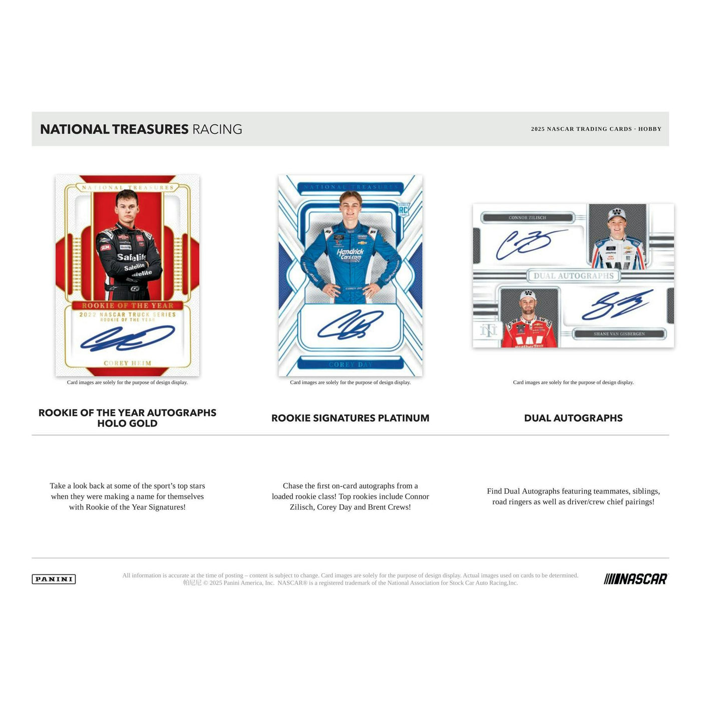 2025 Panini National Treasures Racing Hobby 4-Box Case