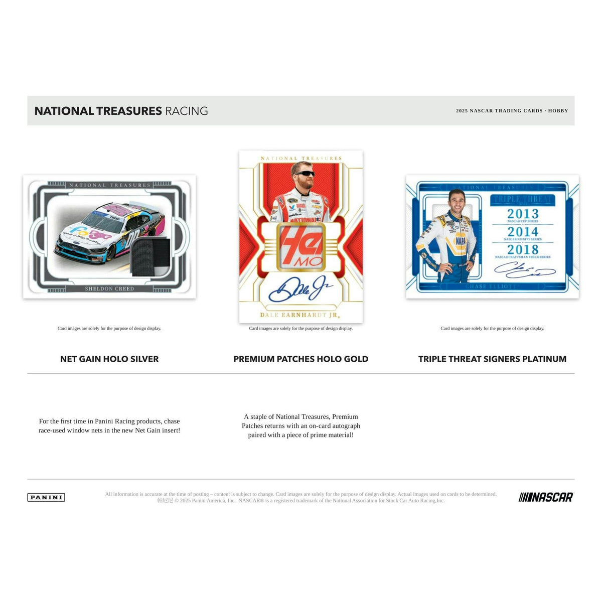 2025 Panini National Treasures Racing Hobby Box