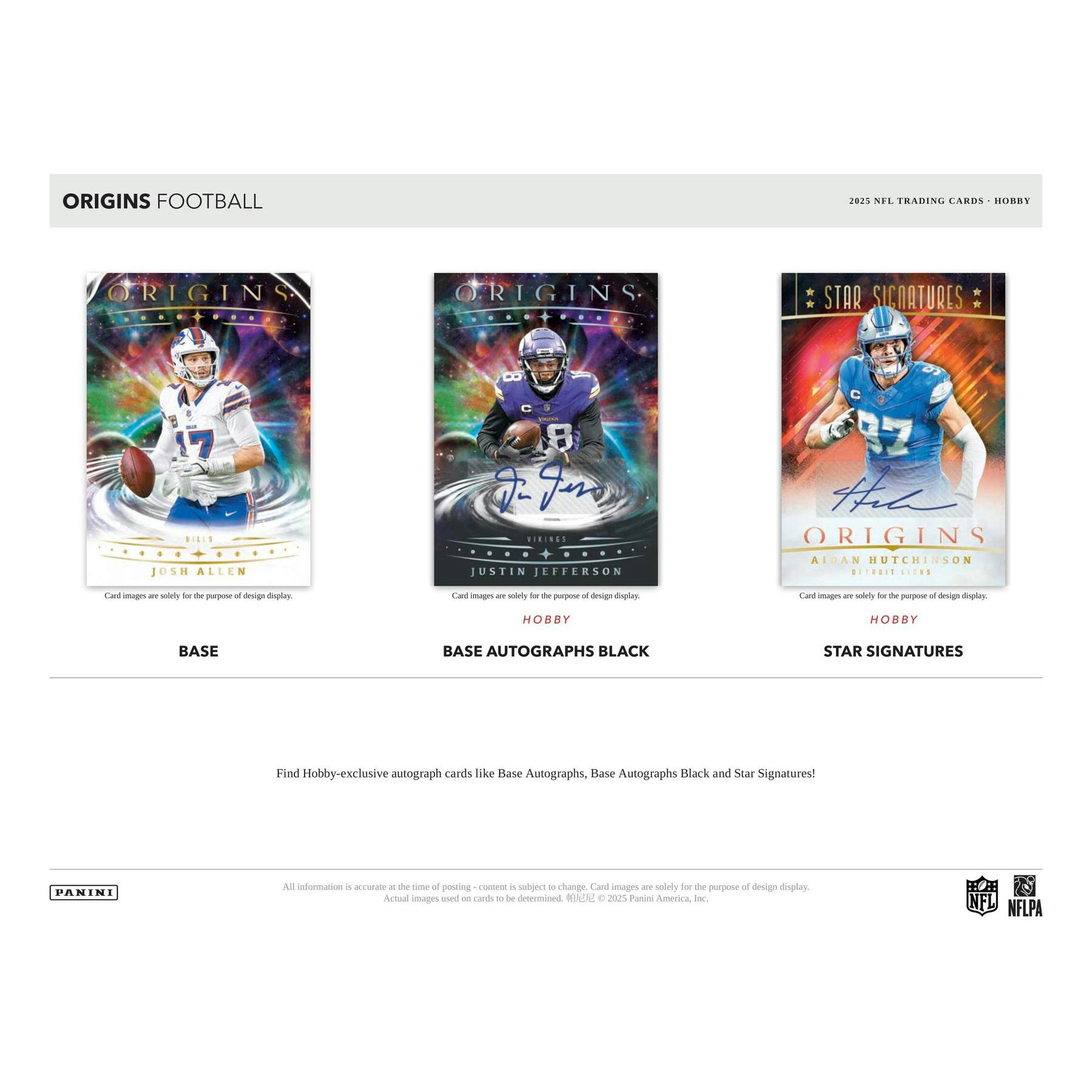2025 Panini Origins Football Hobby 16-Box Case