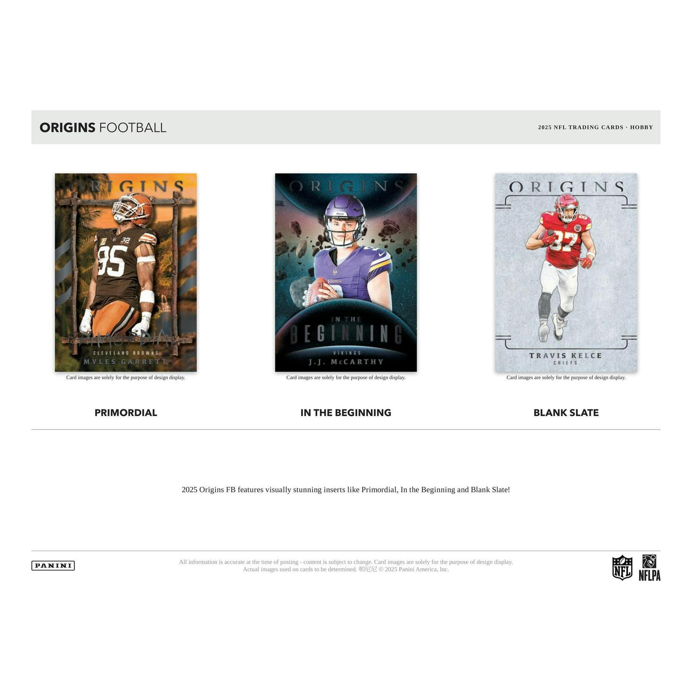 2025 Panini Origins Football Hobby 16-Box Case