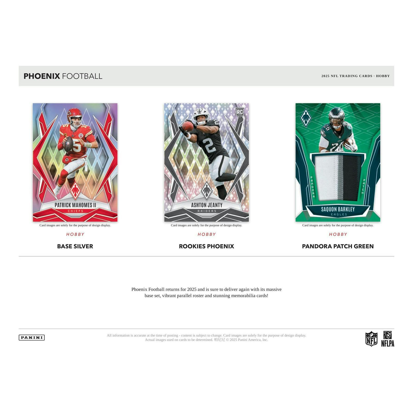 2025 Panini Phoenix Football Hobby 16-Box Case