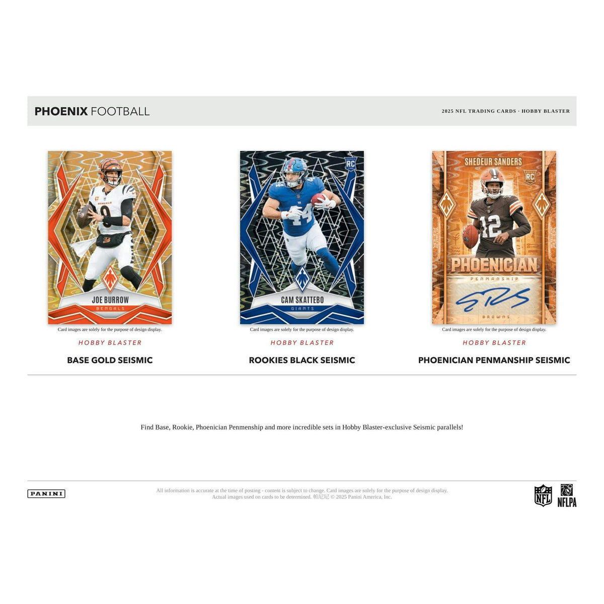 2025 Panini Phoenix Football Blaster Hobby Box
