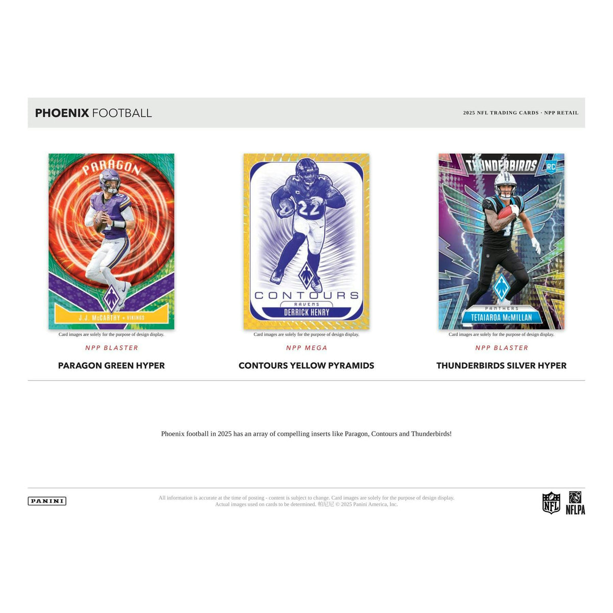 2025 Panini Phoenix Football Mega Box (Pyramids Parallels!)