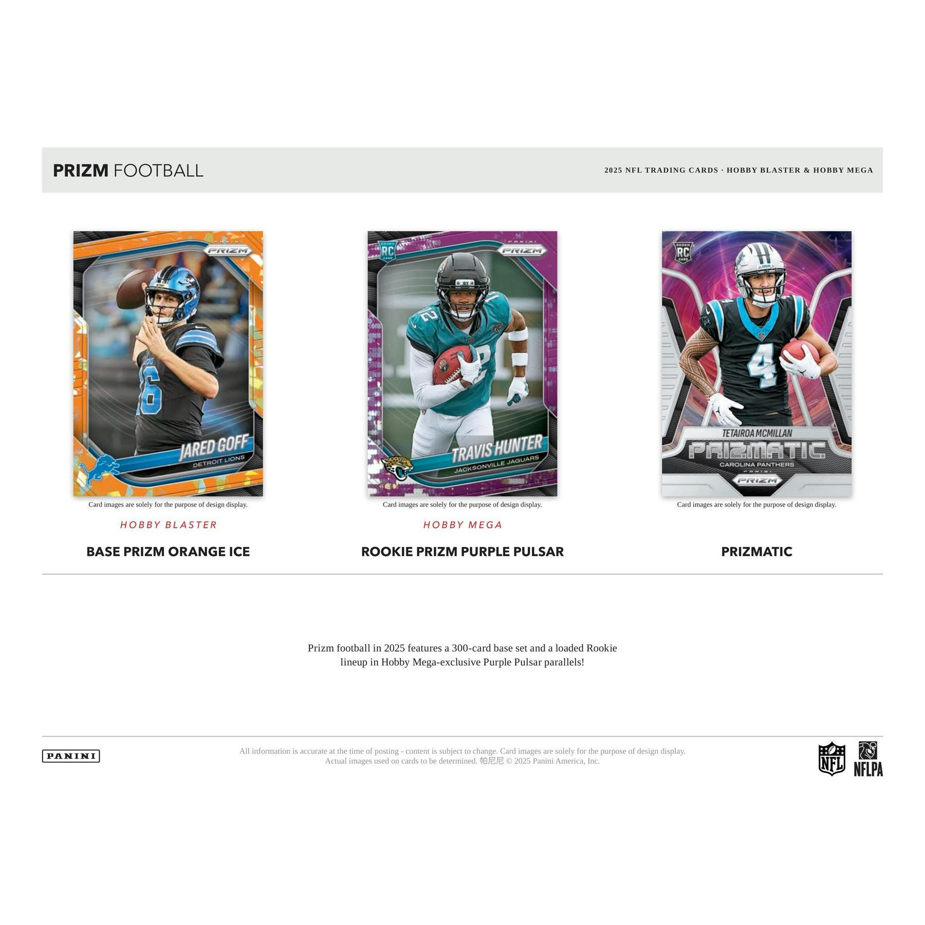 2025 Panini Prizm Football Blaster Hobby 20-Box Case
