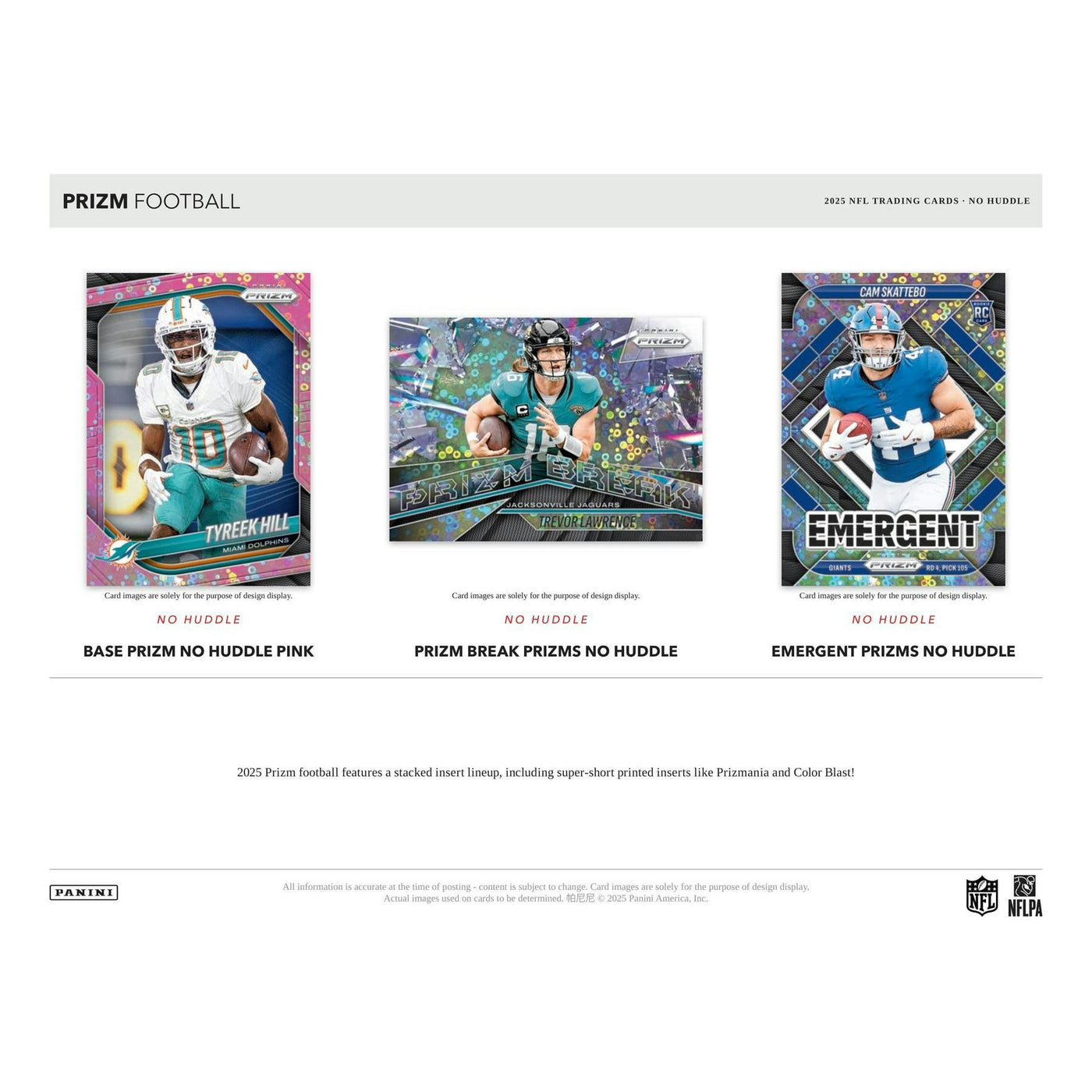 2025 Panini Prizm Football No Huddle Box