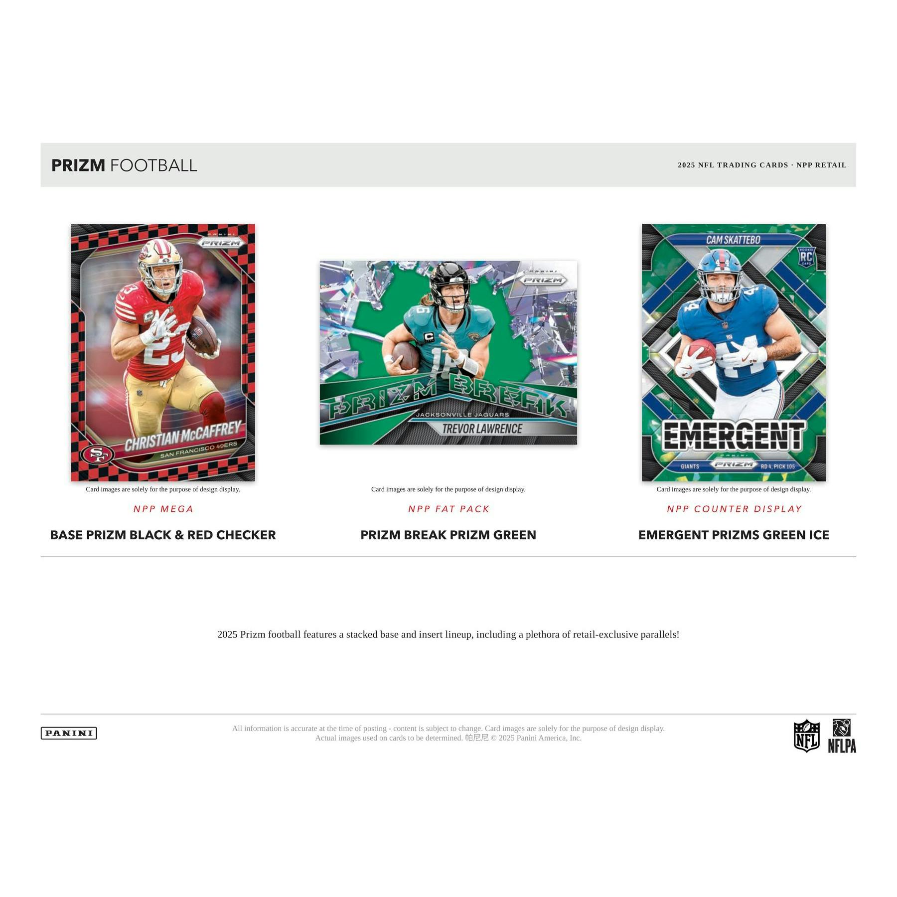 2025 Panini Prizm Football 24-Pack Retail Box