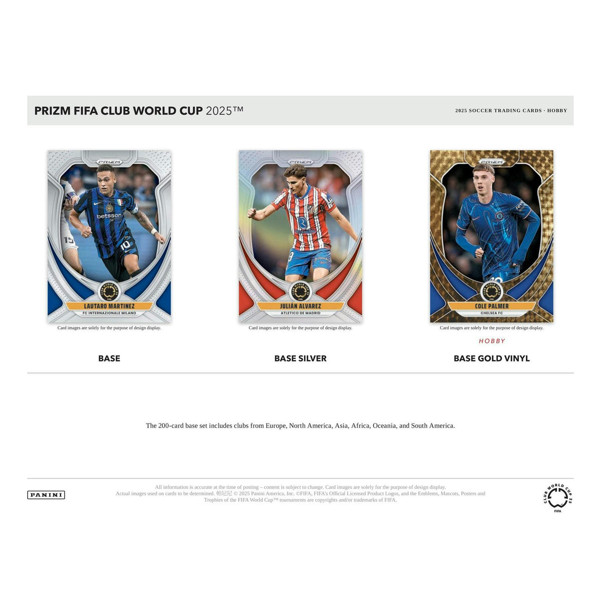 2025 Panini Prizm FIFA Club World Cup Soccer Hobby Box