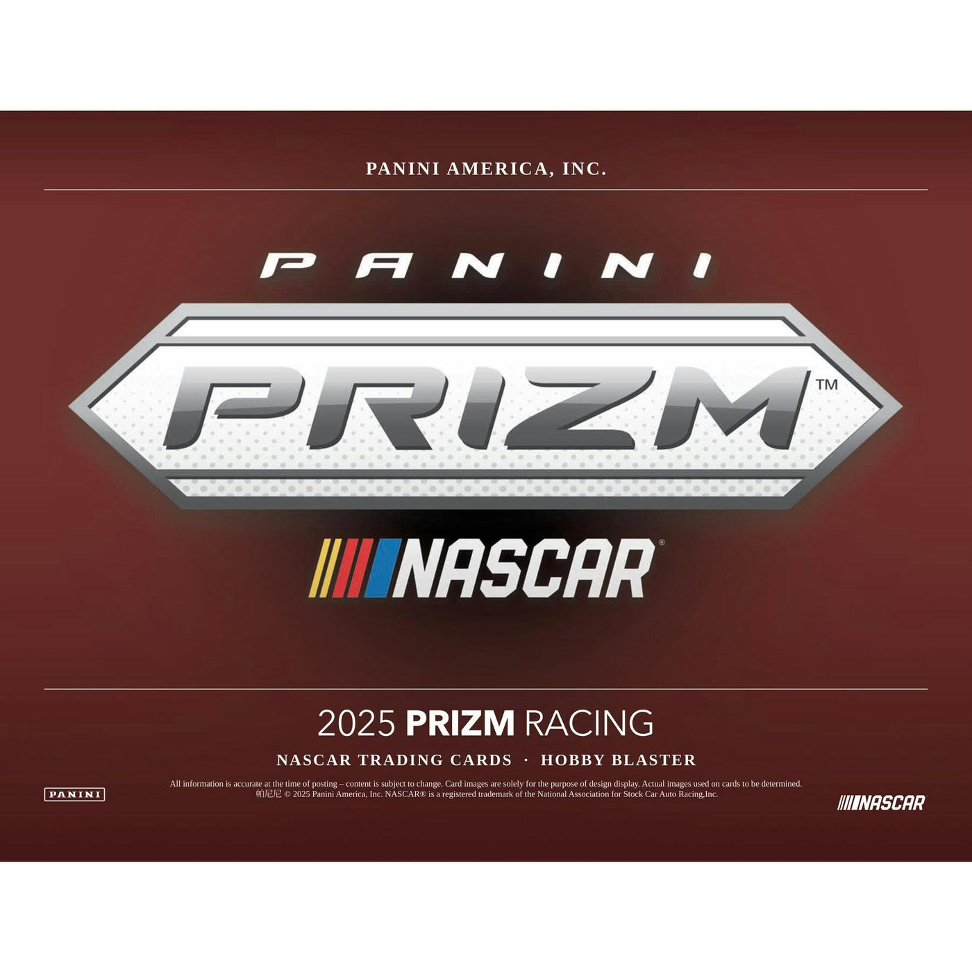2025 Panini Prizm NASCAR Racing Blaster Hobby Box