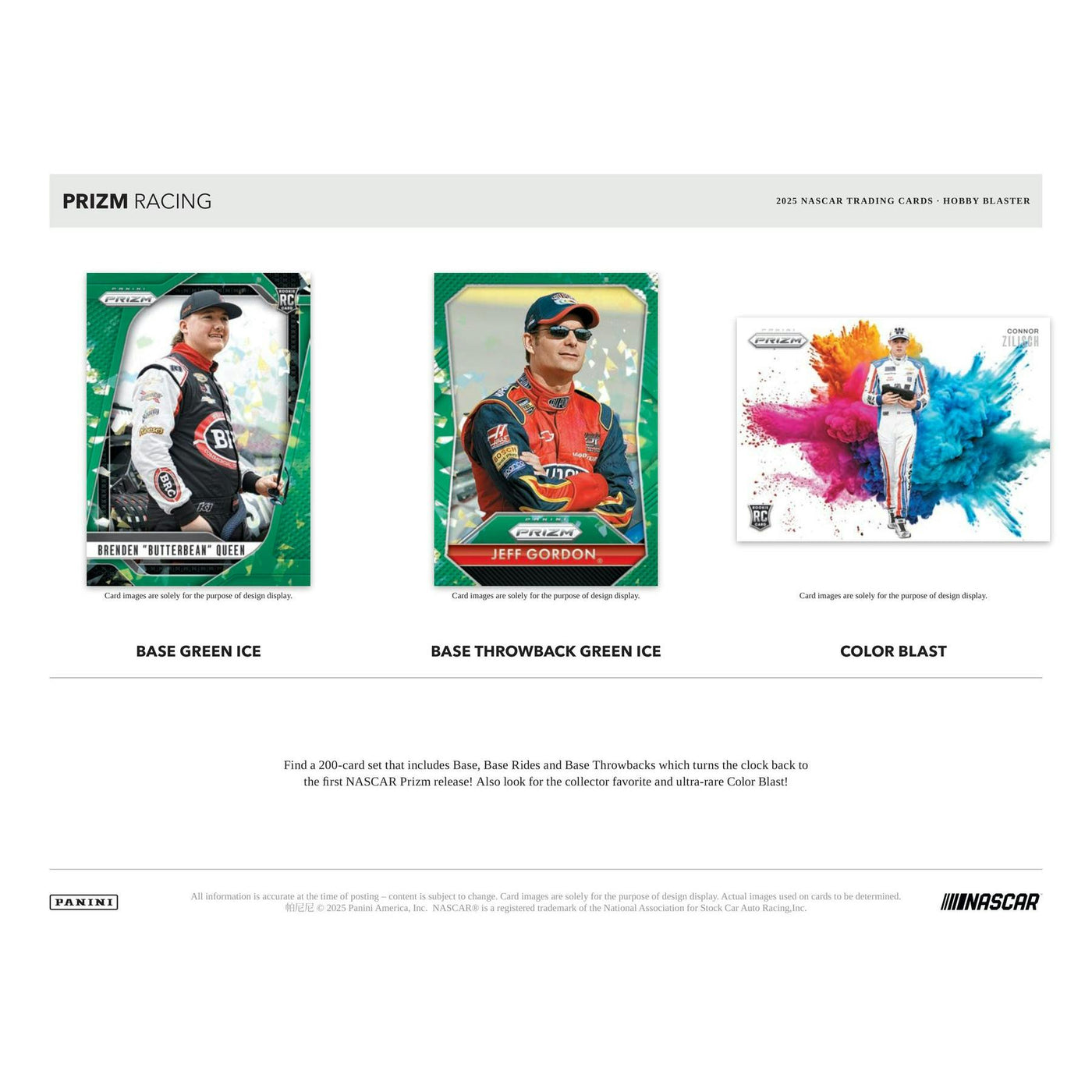 2025 Panini Prizm NASCAR Racing Blaster Box