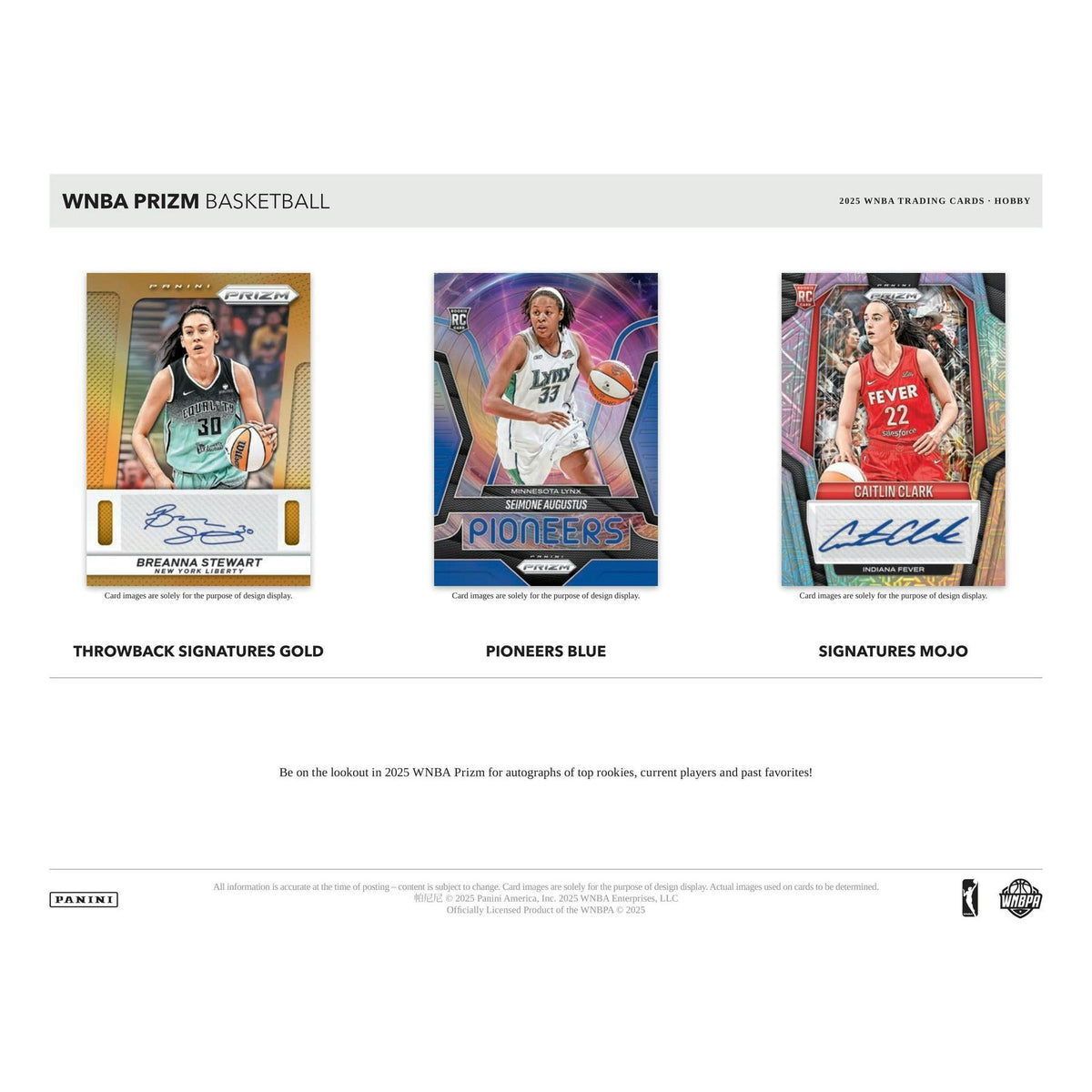 2025 Panini Prizm WNBA Basketball Hobby 12-Box Case