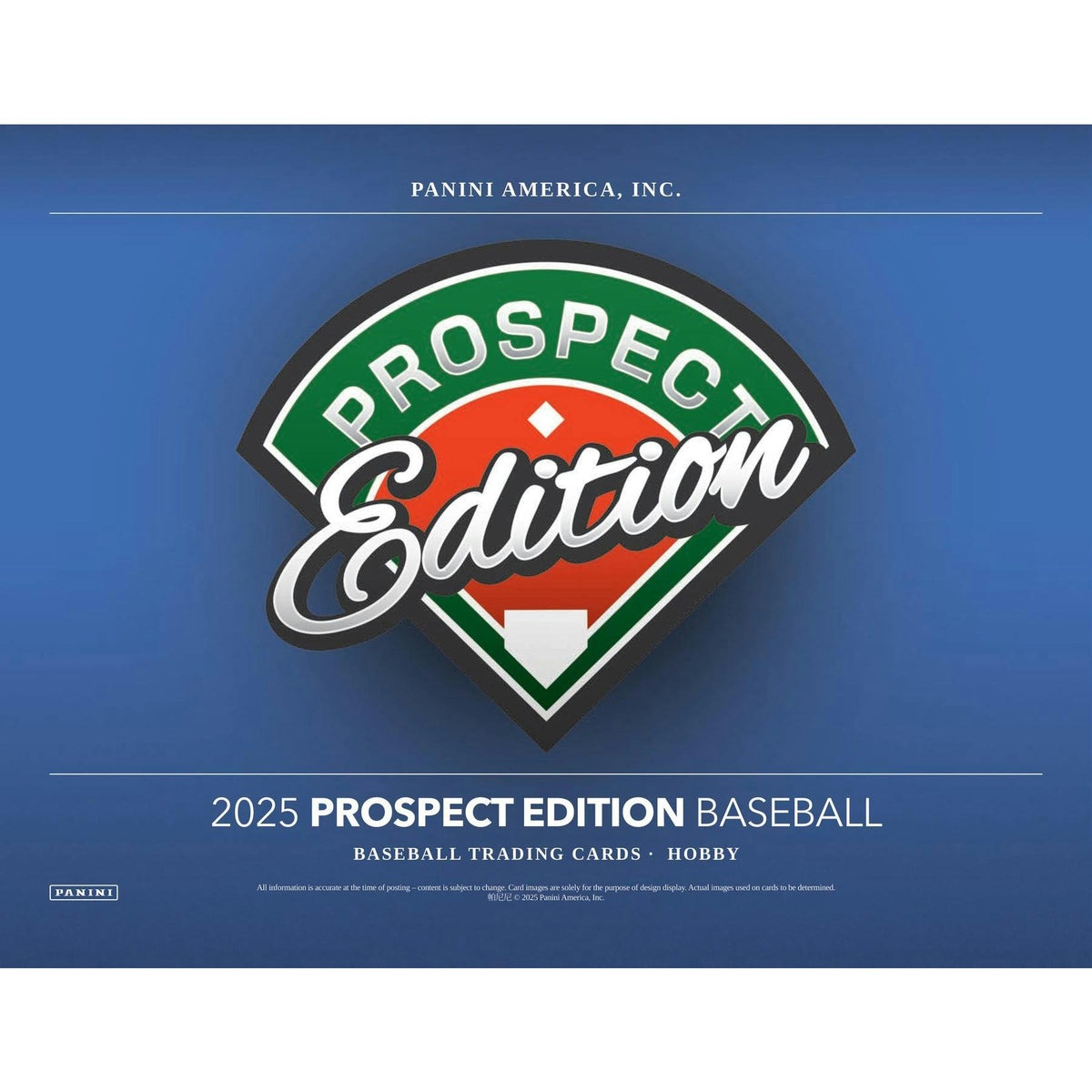 2025 Panini Prospect Edition Baseball Hobby 20-Box Case