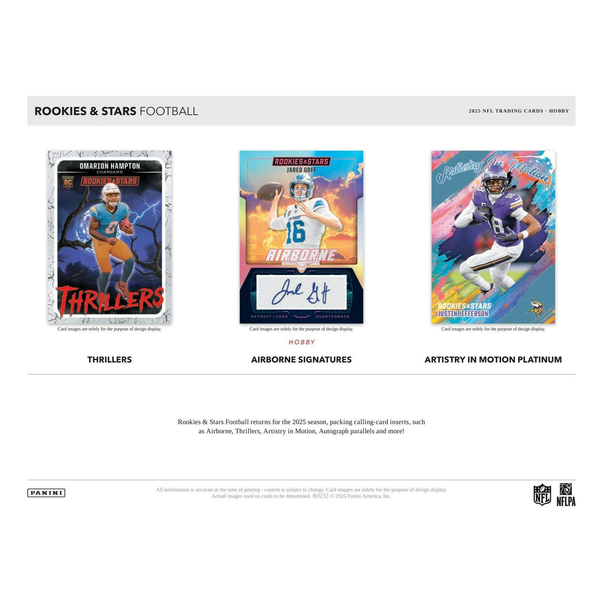 2025 Panini Rookies & Stars Football Hobby Box