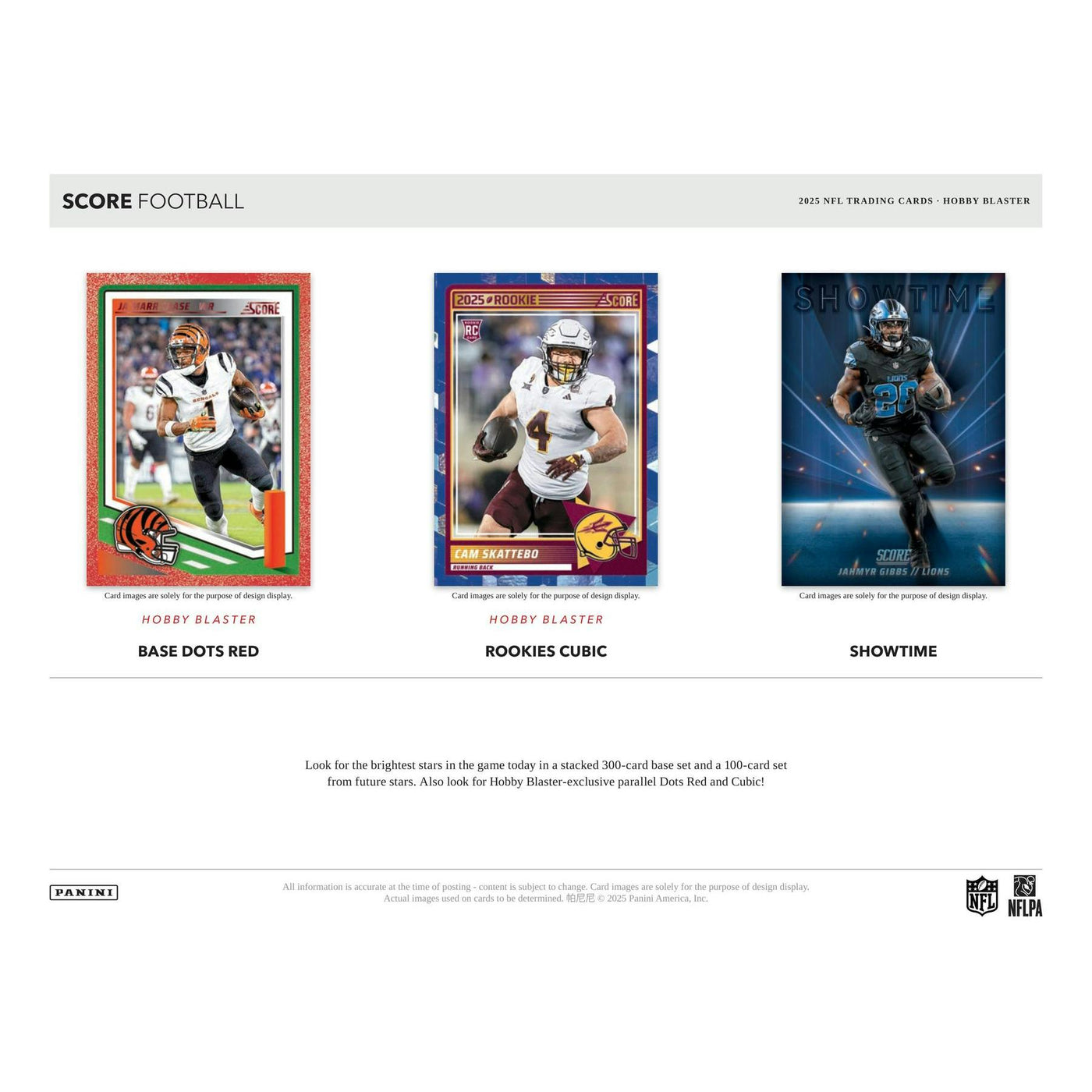 2025 Panini Score Football Blaster Hobby Box
