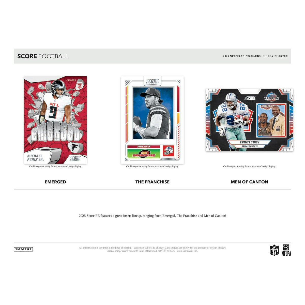 2025 Panini Score Football Blaster Hobby 20-Box Case