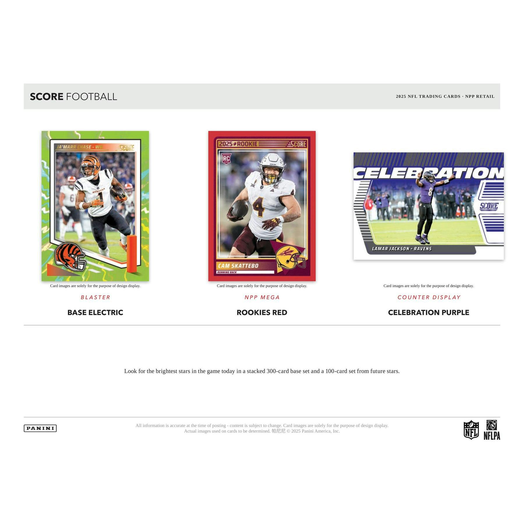 2025 Panini Score Football 24-Pack Retail Box