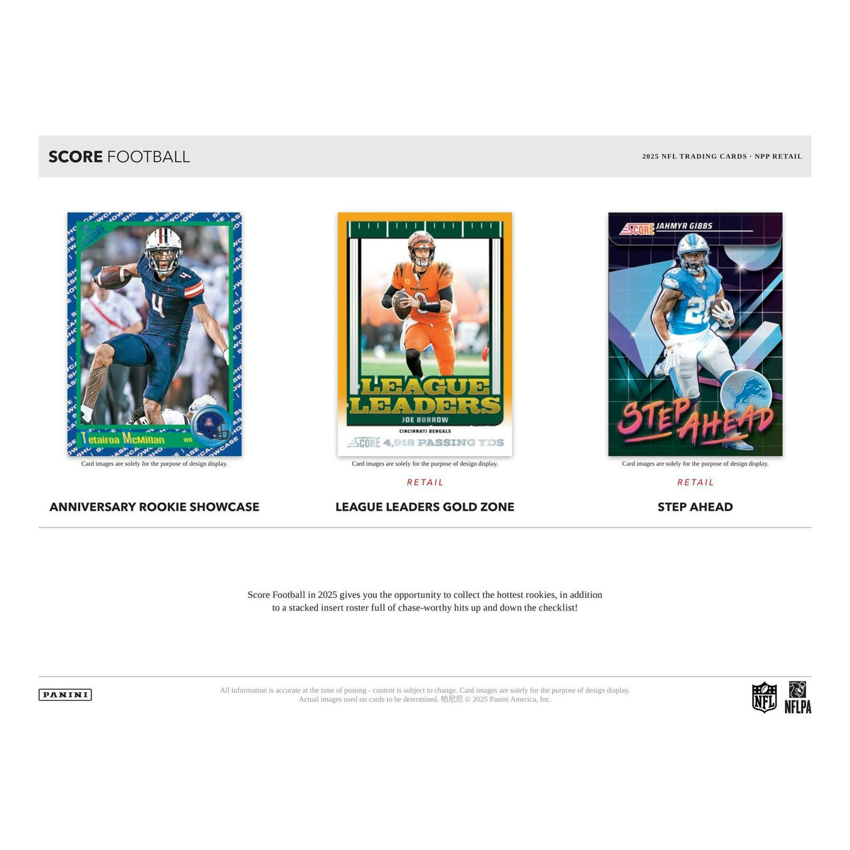 2025 Panini Score Football Blaster 20-Box Case
