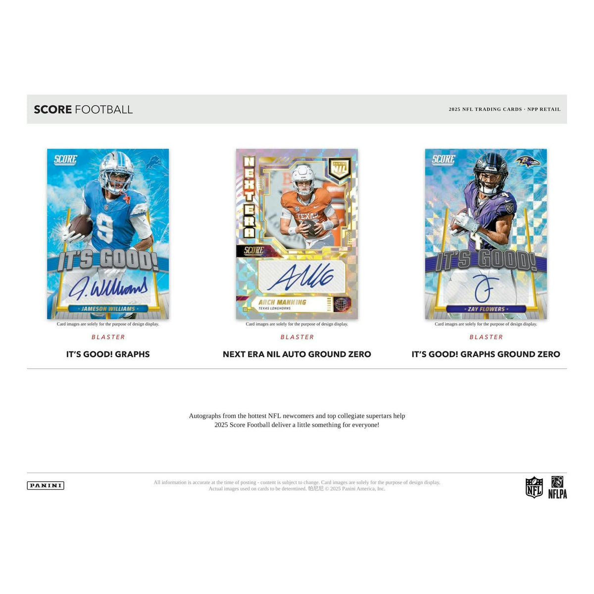 2025 Panini Score Football Mega 20-Box Case