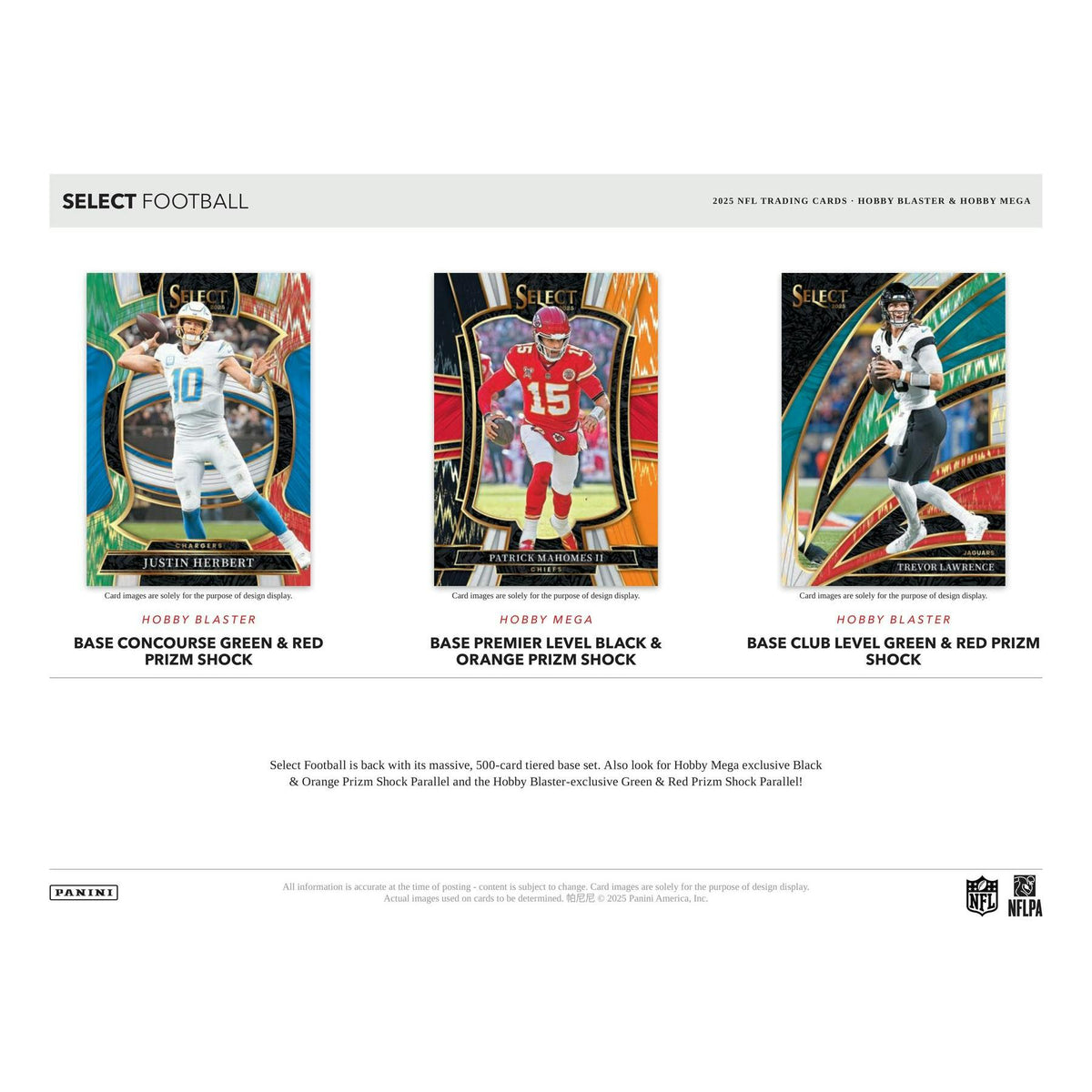 2025 Panini Select Football Mega Hobby Box