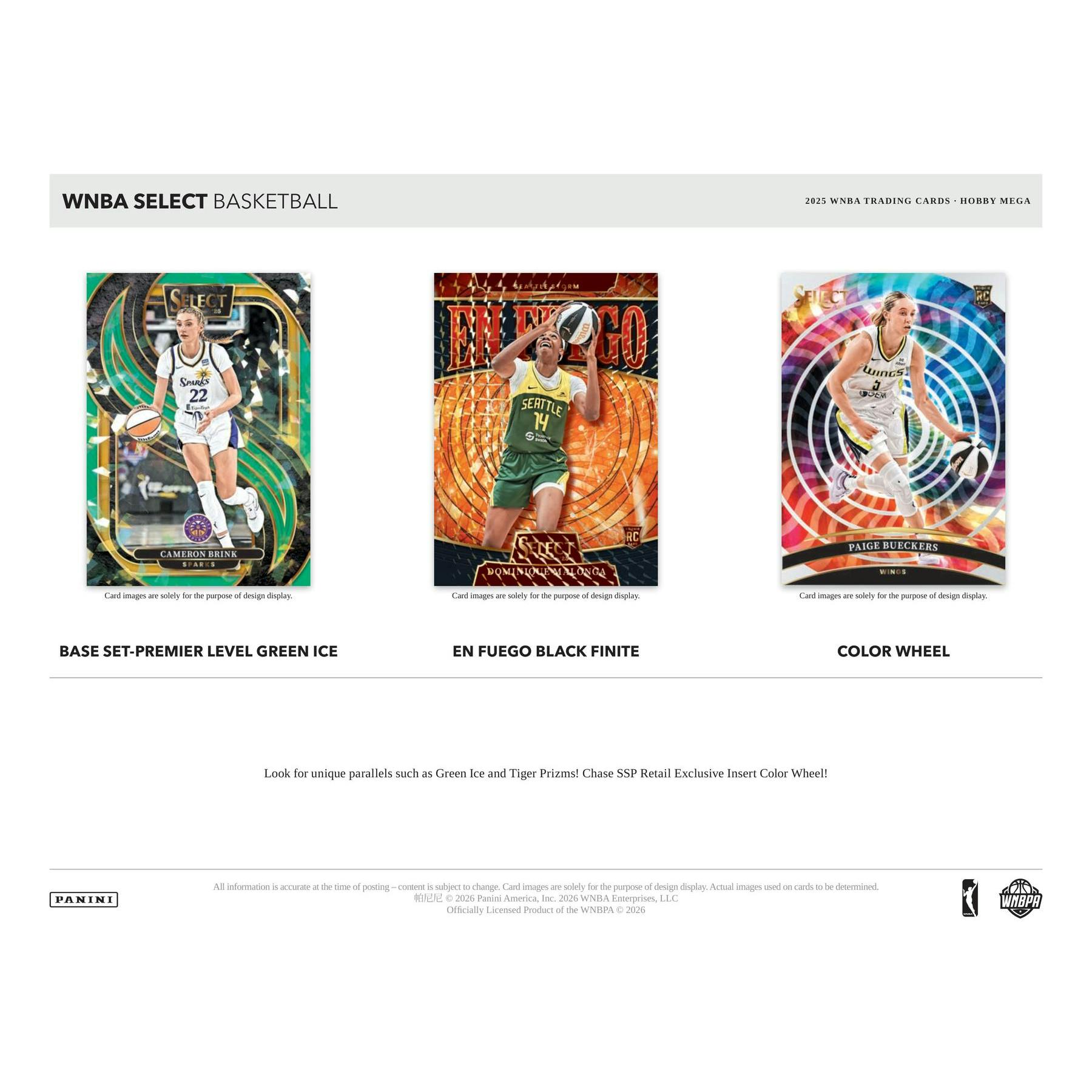2025 Panini Select WNBA Basketball Mega Hobby 20-Box Case