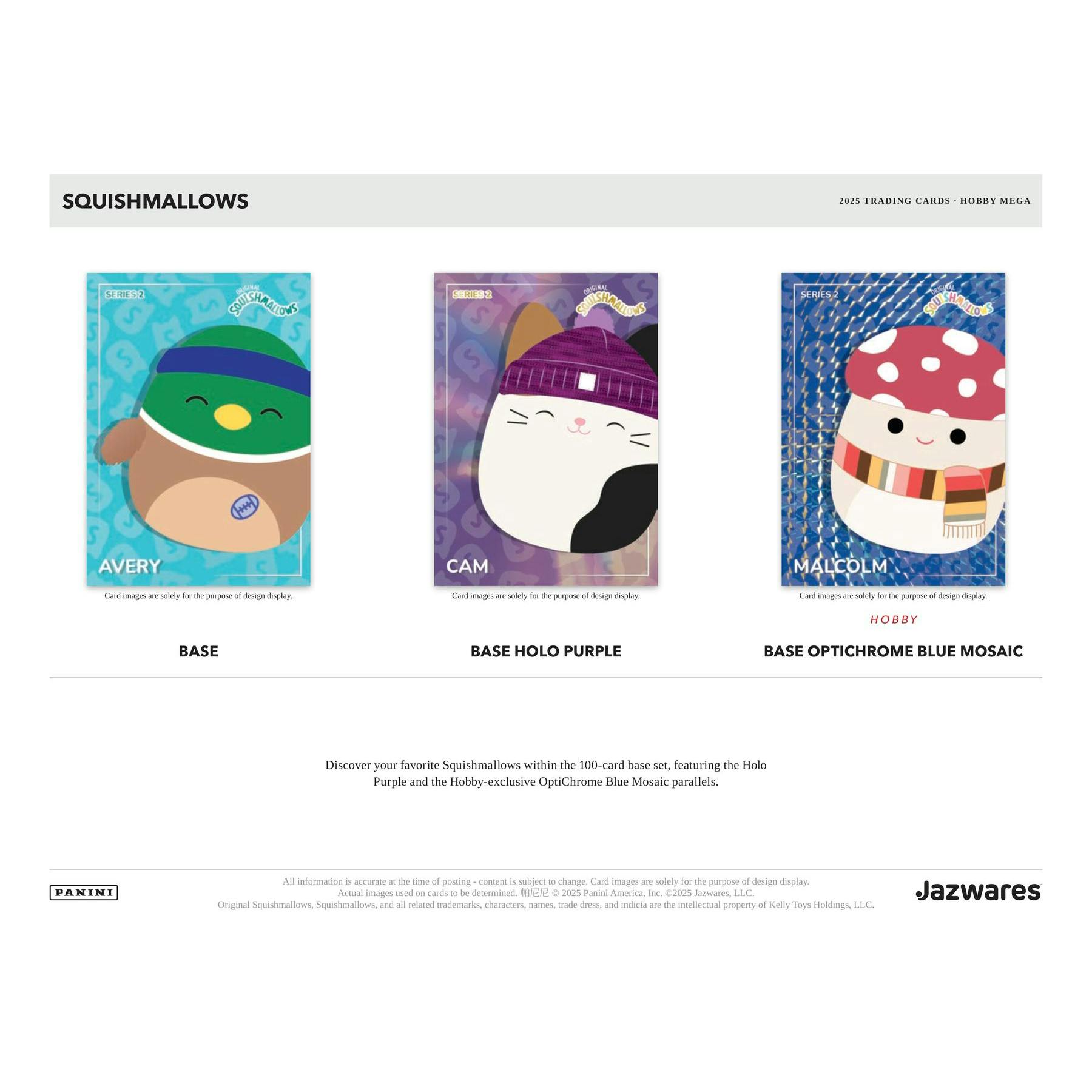 2025 Panini Squishmallows Mega Hobby Box