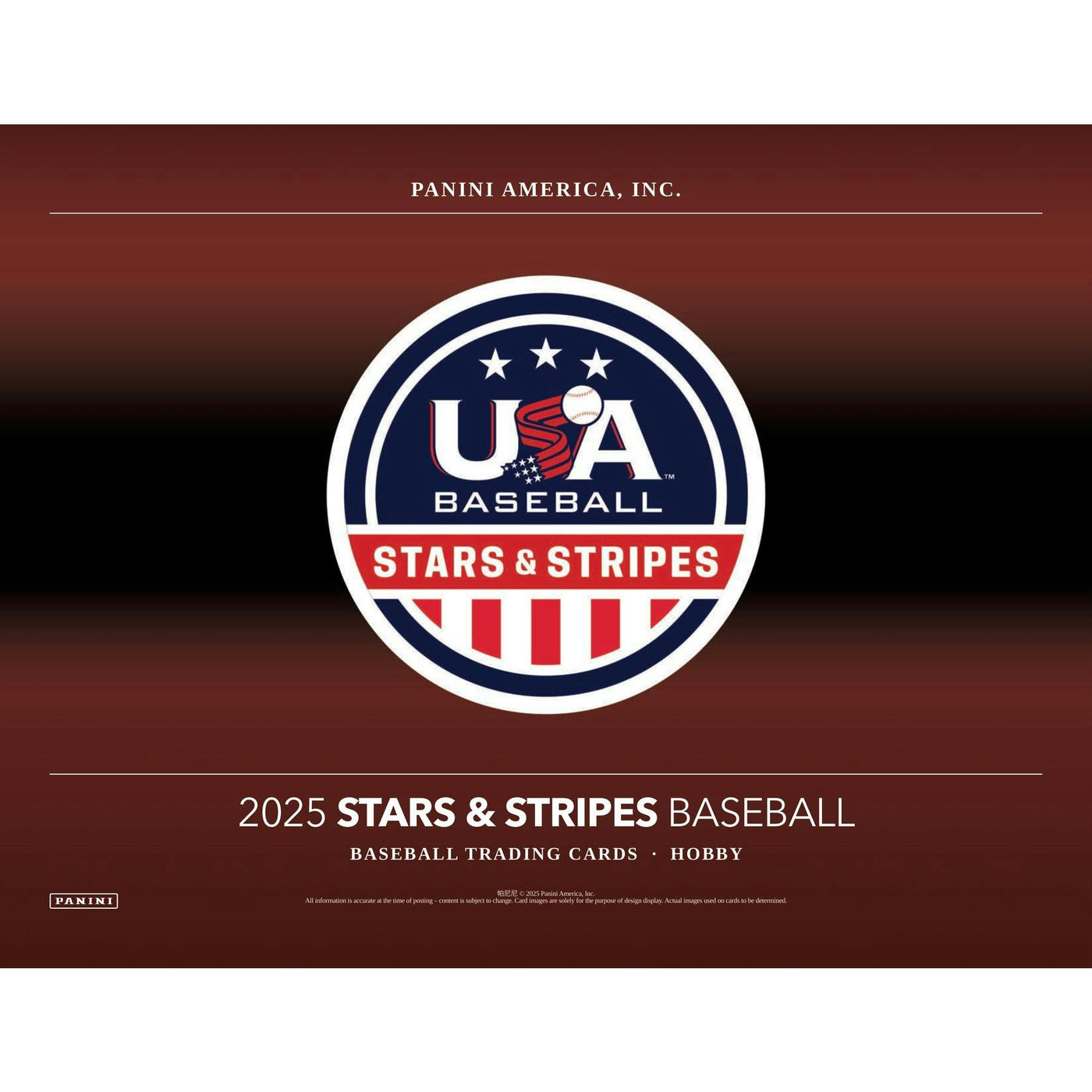 2025 Panini USA Stars & Stripes Baseball Hobby Box