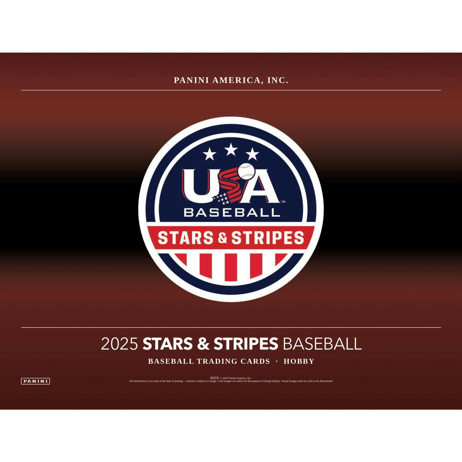 2025 Panini USA Stars & Stripes Baseball Hobby Box