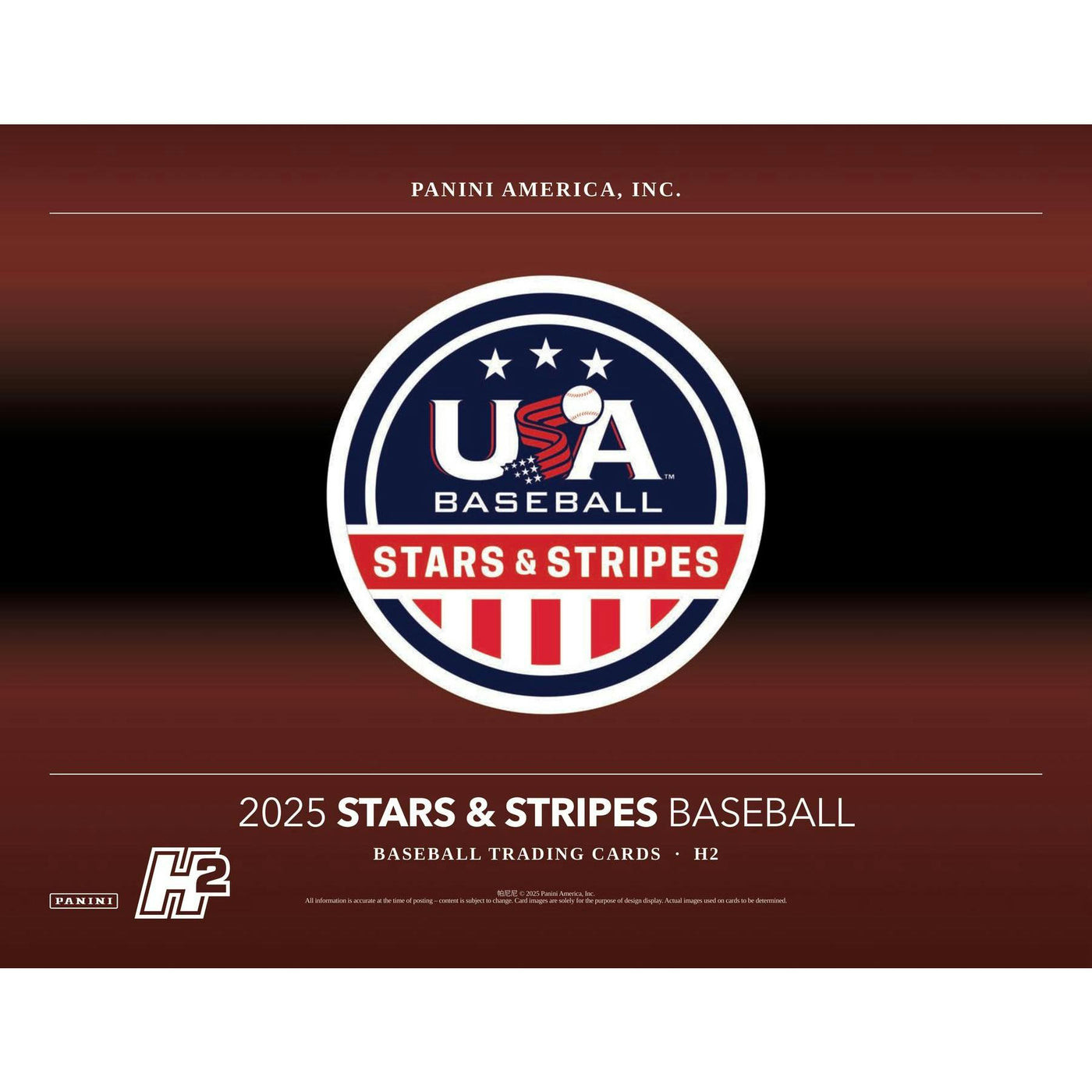 2025 Panini USA Stars & Stripes Baseball H2 Box
