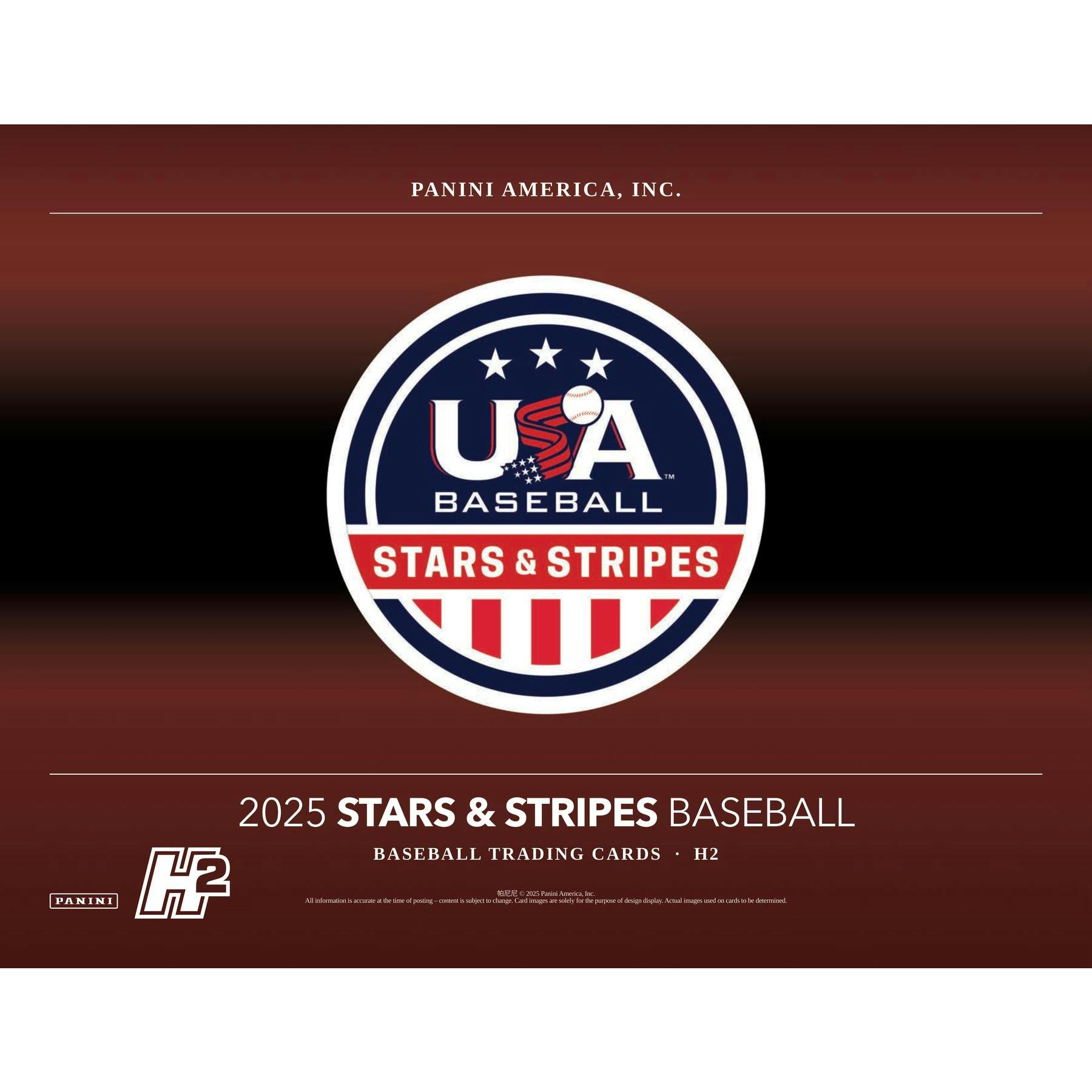 2025 Panini USA Stars & Stripes Baseball H2 Box
