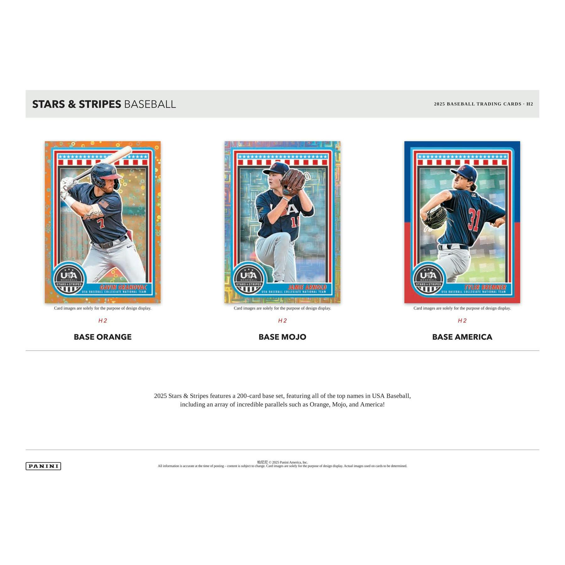 2025 Panini USA Stars & Stripes Baseball H2 Box