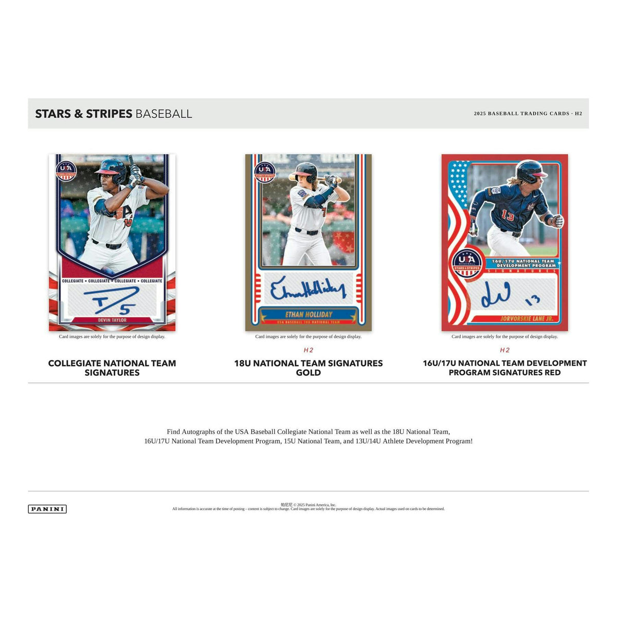 2025 Panini USA Stars & Stripes Baseball H2 Box