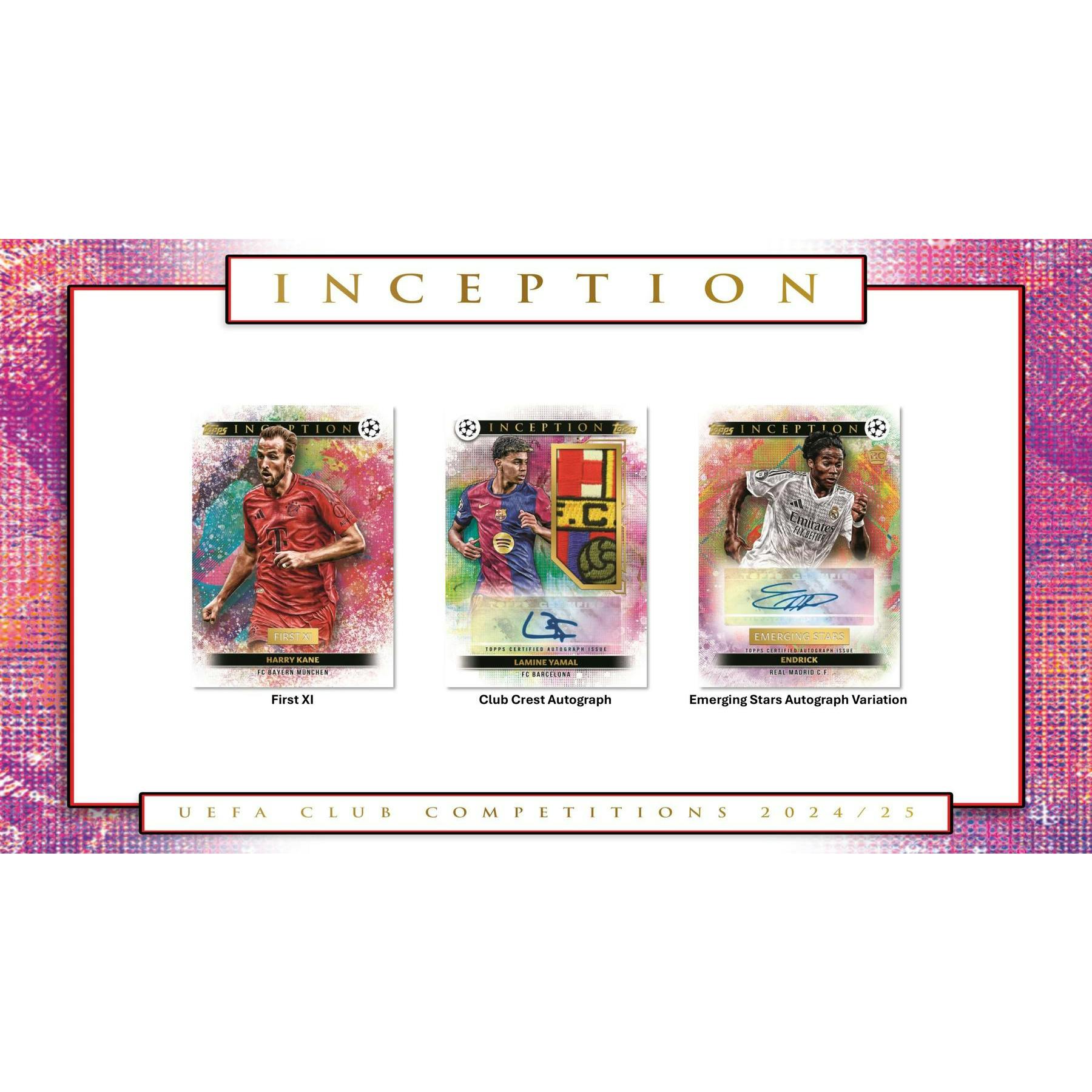 2024/25 Topps Inception UEFA Club Competitions Soccer Hobby Box