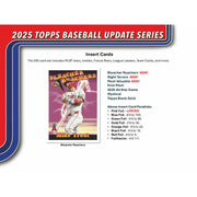 2025 Topps Update Series Baseball Hobby 12-Box Case