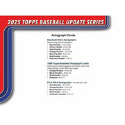 2025 Topps Update Series Baseball Hobby 12-Box Case