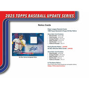 2025 Topps Update Series Baseball Hobby Jumbo Box