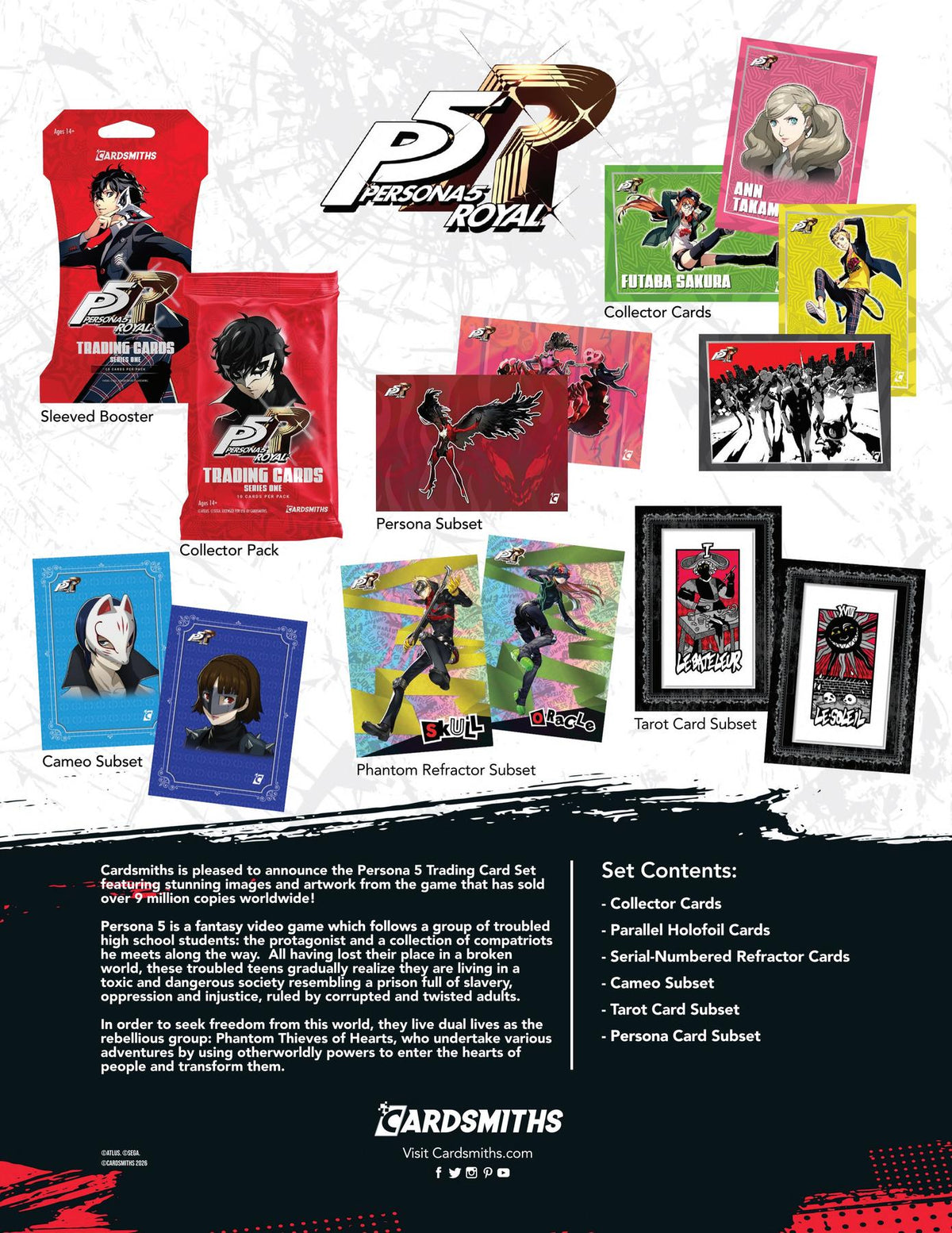 2026 Cardsmiths Persona 5 Royal Hobby 4-Box Case (Presell)