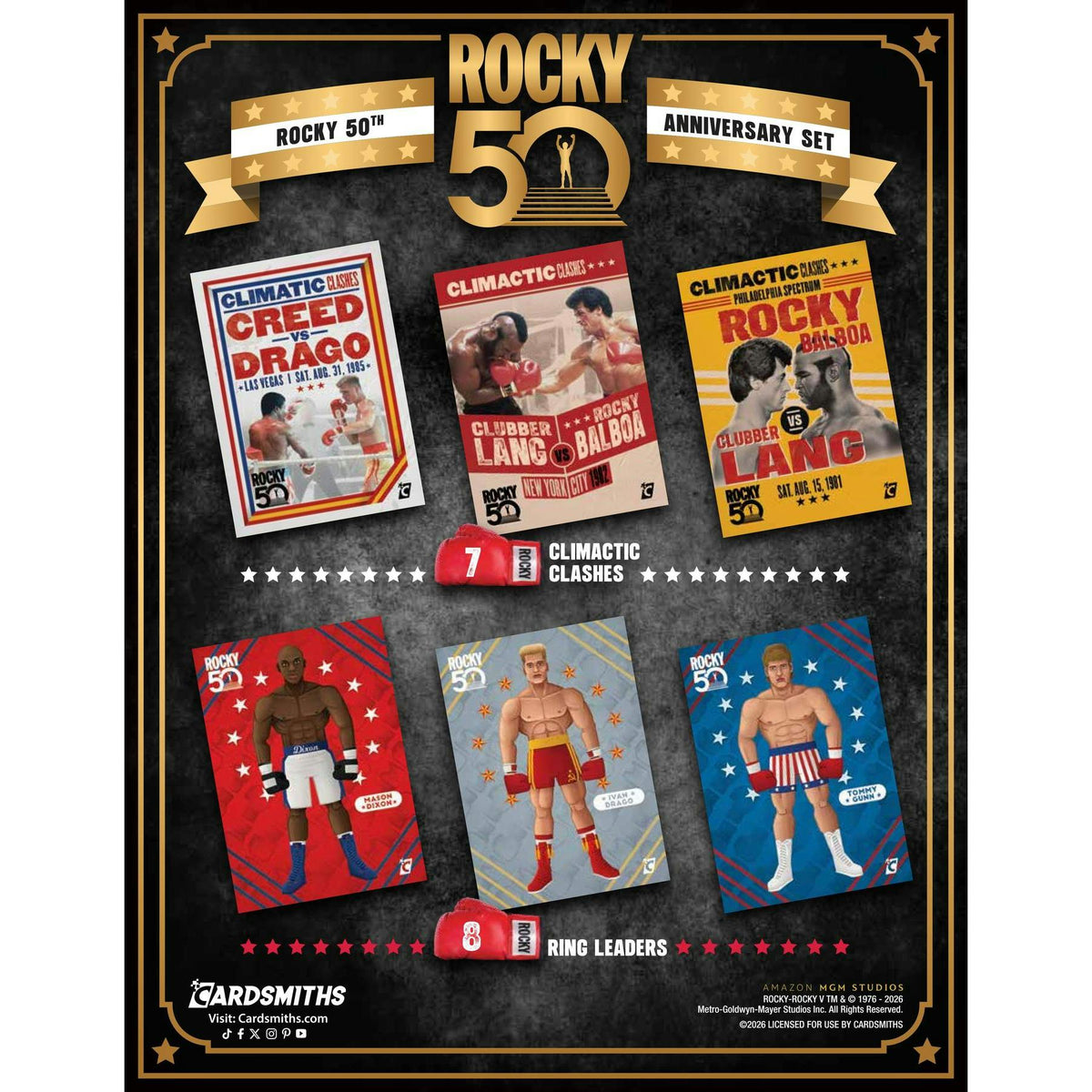 2026 Cardsmiths Rocky 50th Anniversary Collector Box (Presell)