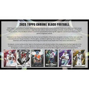 2025 Topps Chrome Black Football Hobby Box