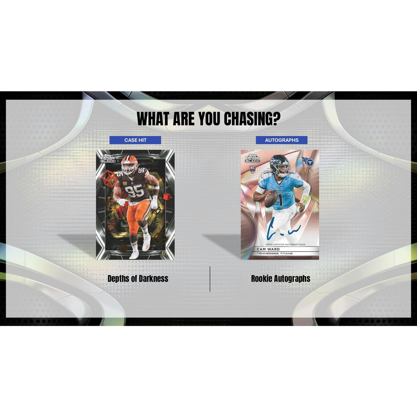 2025 Topps Chrome Black Football Hobby Box
