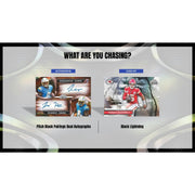 2025 Topps Chrome Black Football Hobby 12-Box Case