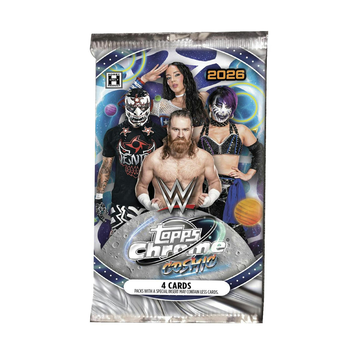 2026 Topps Cosmic Chrome WWE Wrestling Hobby 8-Box Case